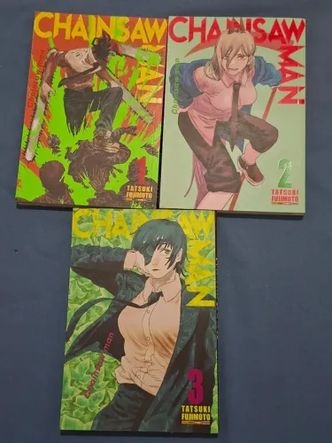 Chainsaw Man Volumes 1, 2 e 3