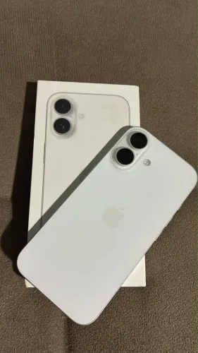 IPhone 16 branco 128g novo (6 meses de garantia Apple)