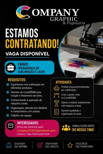 Gráfica produção