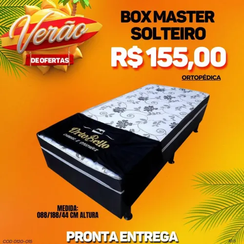 CAMA BOX SOLTEIRO D20 - DIRETO DE FÁBRICA