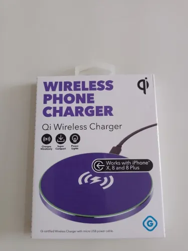 Carregador por indução - QI wireless charger