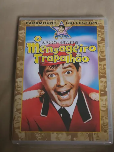 O Mensageiro Trapalhão Lacrado, com Jerry Lewis, DVD Original (Legendado)