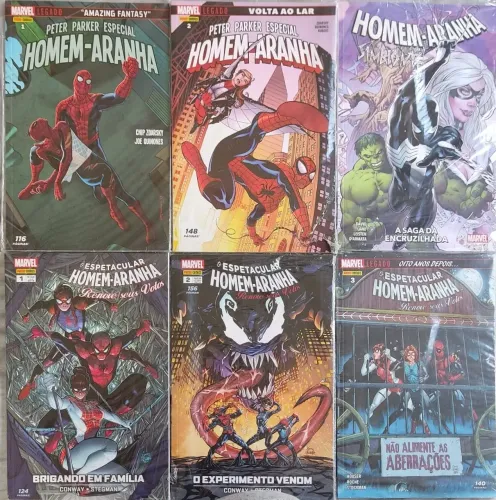 Homem-Aranha Pack 6 Volumes