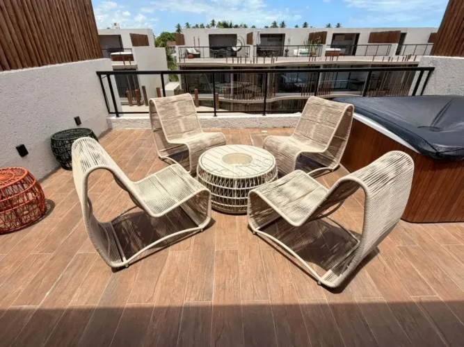 Apartamento Mobiliado com 2 Suítes e Rooftop com Hidro à venda no Naay Villas Boutique