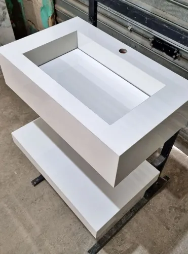 Pia de porcelanato compacta 35x60