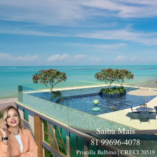 FLATS BEIRA-MAR | PRAIA DOS CARNEIROS | STUDIOS | PARA INVESTIR OU USUFRUIR | LAZER COMPL
