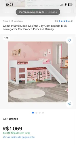 CAMA INFANTIL MENINA