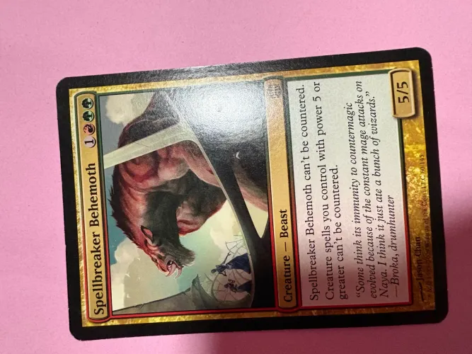 Spellbreaker Behemoth Oversized Player's Rewards MPR Promo - MTG Magic