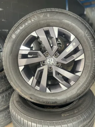 Rodas amarok v6 originais aro 18 com pneus