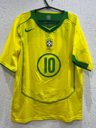 Camisa seleção brasileira - total 90 Ronaldinho