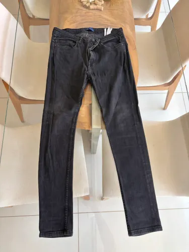 Calça Jeans Masculina Zara Man Cinza Grafite Slim - Tam. EUR 42 (40/42 BR)?
