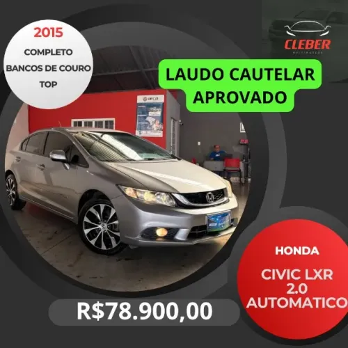 Honda Civic Sedan LXR 2.0 Flexone 16V Aut. 4P 2015