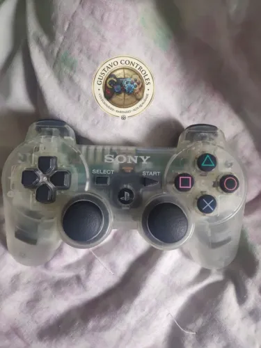 Controle Original Ps3 Translucido Crystal Raro