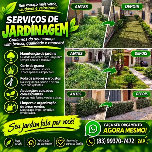 serviço de jardinagem em geral