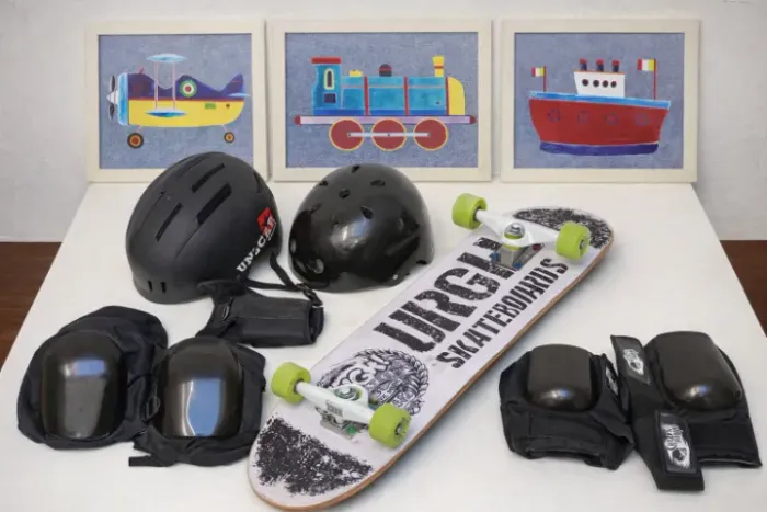 Kit Skate Profissional Completo Juvenil - Novo - Sem uso - URGH Maple Canadense