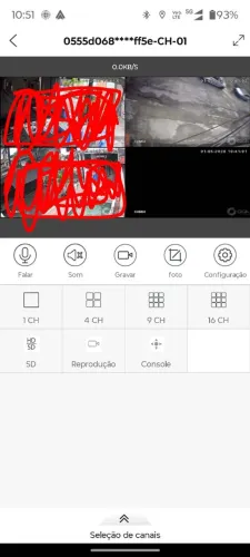DVR e cameras de segurança 