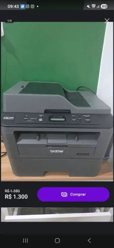 Impressora Brother Monocromática dcp2540dw
