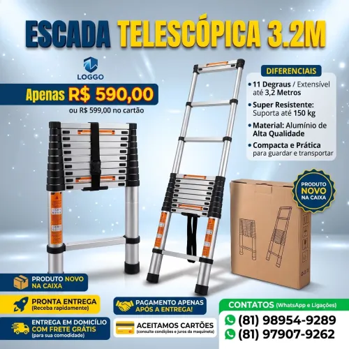 TELESCÓPICA ESCADA 3.20M