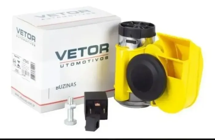 Buzina Vetor Automotivos - Som Forte e Potente