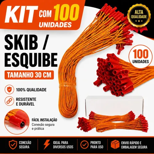 Skin/ ESQUIBE - Kit com 100 unidades