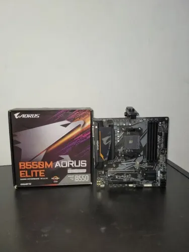 Placa mãe B550m aorus elite, 90 dias de garantia