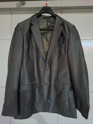 blazer / paletó grafite cinza escuro