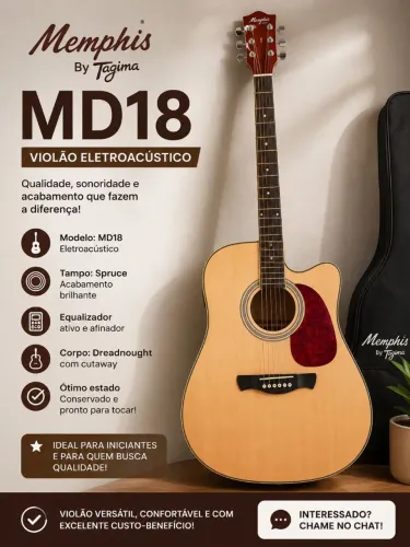 VIOLÃO MEMPHIS BY TAGIMA - MD18