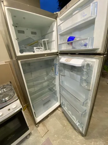 Geladeira inox grande