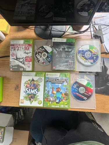 LOTE DE 7 JOGOS ORIGINAIS DE XBOX 360(ENVIO OLX PAY)