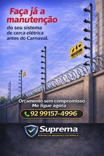 Manutenção e Instalação de Cerca Elétrica e Cerca Concertina 
