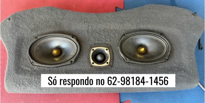 Tampão gol + falantes 6x9 e Twitter booster DISPENSO CURIOSOS
