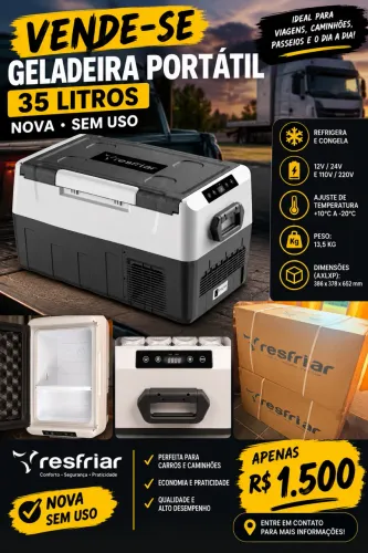 Geladeira portátil resfriar 35L
