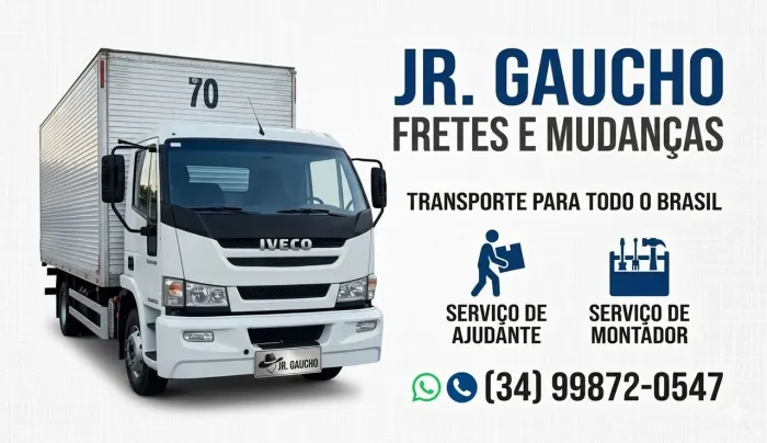 Caminhão baú de mudança 