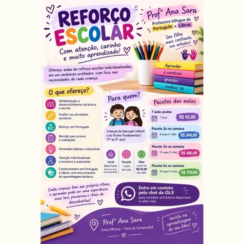 REFORÇO ESCOLAR