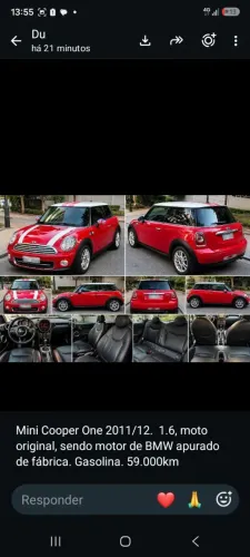 Mini Cooper 1.6 Mec. 2012