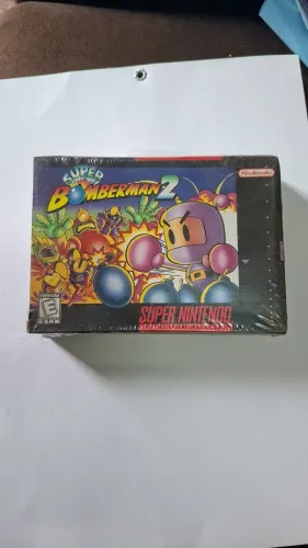 Jogo Super Bomberman 2 Original lacrado para Super Nintendo SNES