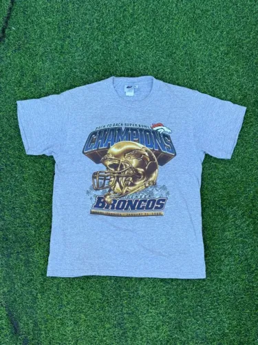 camiseta denver broncos nfl cinza