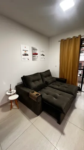 Sofá retrátil e reclinável 4 lugares