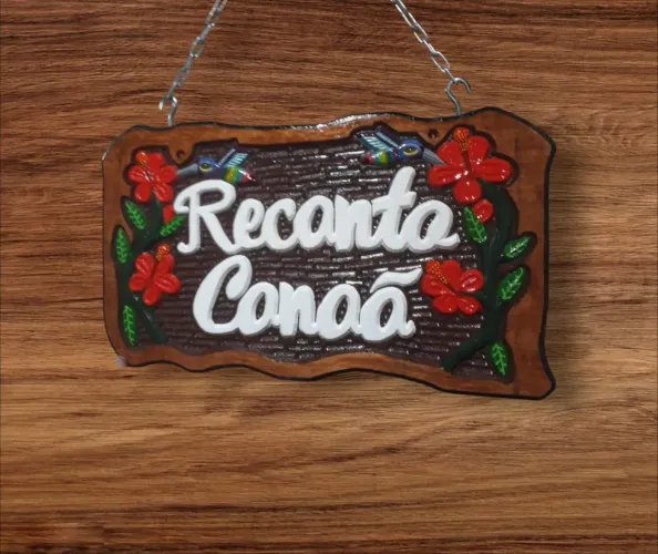 Placas personalizada em madeira ?