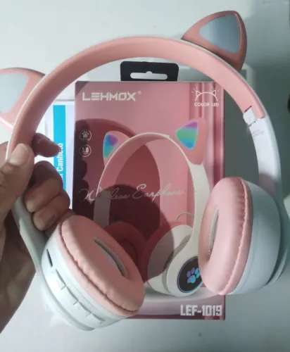 Fone Bluetooth de gatinho 