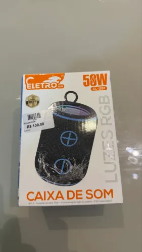 Caixa de Som Bluetooth Eletromex EL-1107