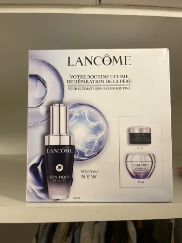 Rotina skincare de luxo lancome 