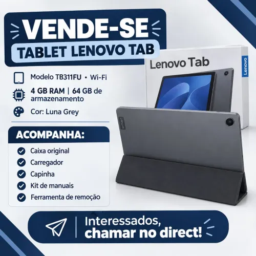 VENDO TABLET LENOVO TAB - 64GB + 4GB RAM