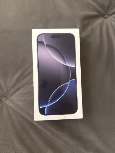 iPhone Lacrado com nota 16 Pro Max 256gb Black Titanium 