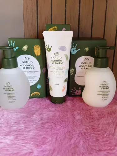 Kit de banho mamãe bebê natura