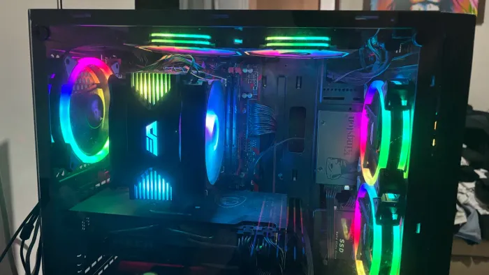 Air Cooler RGB Dual Fan (C/ Controlador)