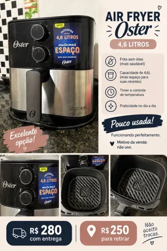 Air Fryer Oster  