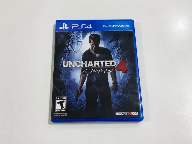 Vendo uncharted 4 por 70$ muito bem conservado