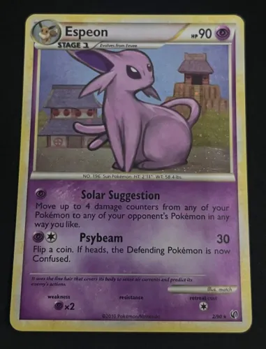 Pokémon Espeon (2/90) Holo Swirl