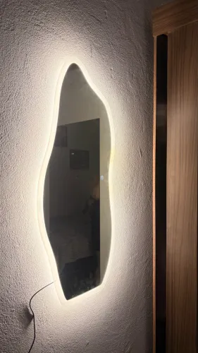 Espelho orgânico com led